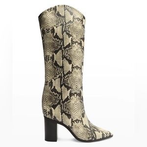 Preowned SCHUTZ Analeah Boot Animal Print Size 7.5